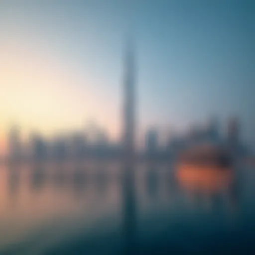 Stunning skyline of Dubai featuring Burj Khalifa