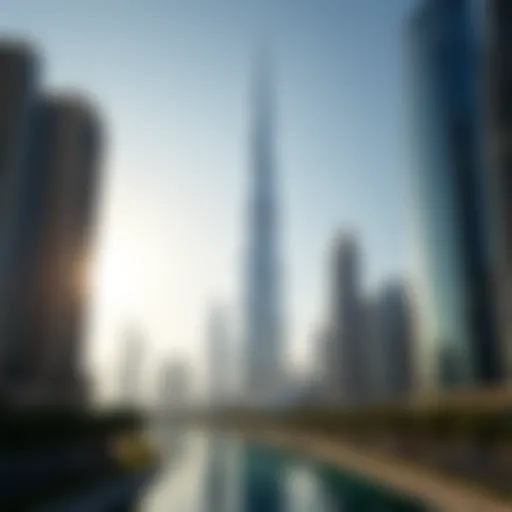 The iconic Burj Khalifa tower showcasing Emaar's architectural prowess