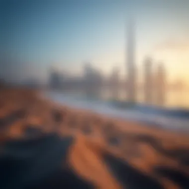 UAE skyline during a holiday