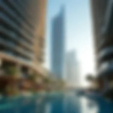 Architectural details of JBR towers