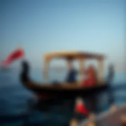 Traditional Abra crossing Dubai Creek