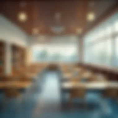 Innovative Classroom Environment A classroom setting highlighting diverse learning environments and technology integration